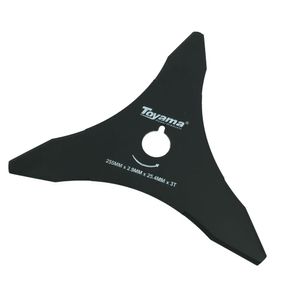 Faca Lâmina 3 Pontas 255mm 2,9mm Toyama Roçadeiras Universal