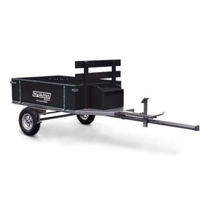 Carreta Simples Fixa Maquinafort 1300 R8 Preta Para Motocultivador Stihl MH-710