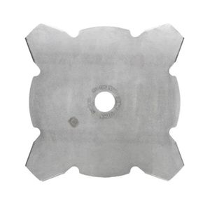 Lâmina Faca 4 Pontas 255mm Furo 1 Polegada Para Roçadeiras Husqvarna Original