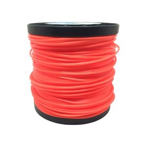 Fio Nylon Supreme Quadrado 3,3mm rolo com 2kg cor Laranja
