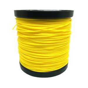 Fio Nylon Supreme Redondo 3,0mm rolo com 2kg cor Amarelo