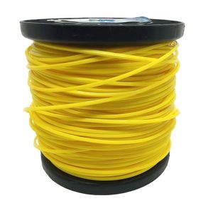 Fio Nylon Supreme Quadrado 3,0mm rolo com 1kg cor Amarelo