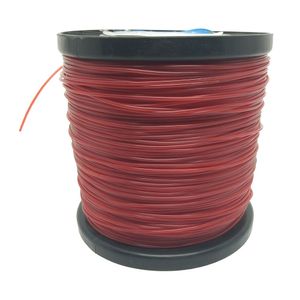 Fio Nylon Supreme Redondo 2,0mm rolo com 1kg cor Vermelho