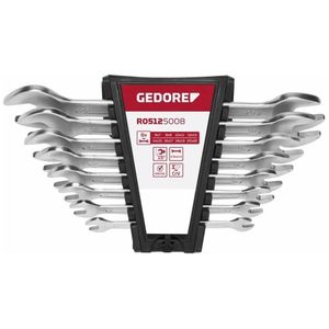 Jogo Chave Fixa 6-22mm Com 8 Pcs Gedore
