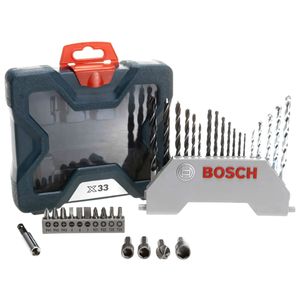 Jogo Pontas e Brocas Bosch XLINE 33 peças com maleta