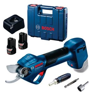 Tesoura de poda à Bateria Bosch 12V Pro Pruner com 2 baterias 2,0Ah e maleta