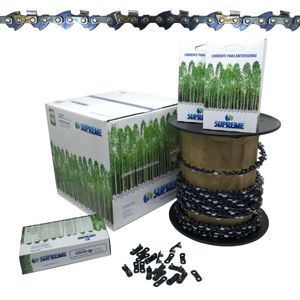 Corrente Supreme 3/8 1,3mm Picco Micro 2 Guias 820 dentes Para Motosserras