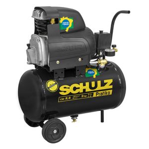 Compressor de Ar Portátil Schulz CSI8,6PRATIKO25LT 8,6PCM 25LT 220V