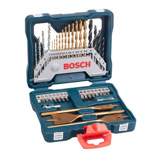 Jogo Pontas e Brocas em Titânio Bosch XLINE 40 peças com Maleta