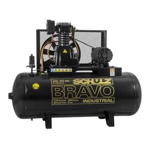 Compressor de Ar Schulz CSL20BRAVO200 20PCM 183LT 220/380V